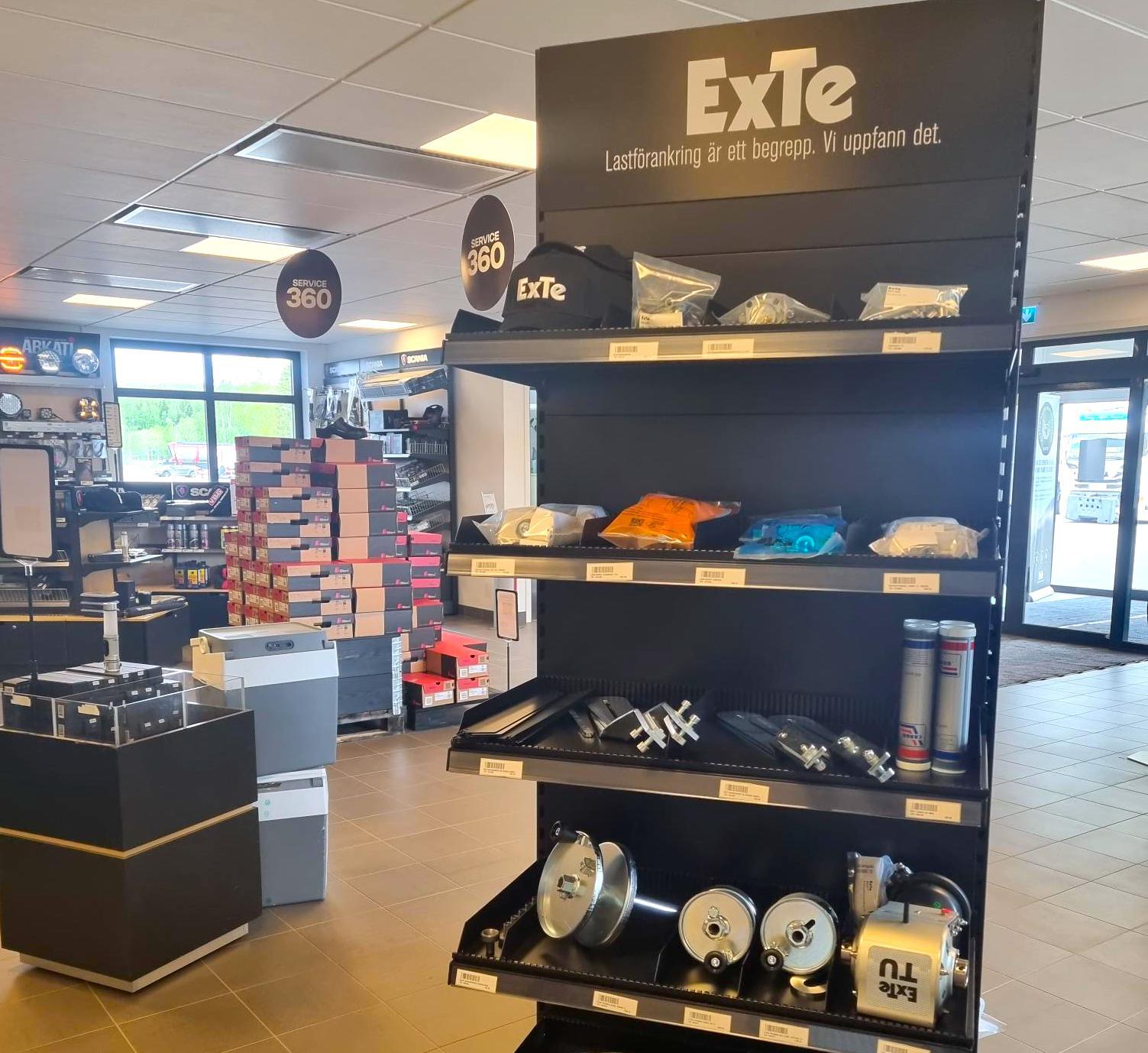 Nu kan du köpa vanliga slitagedelar från ExTe direkt i våra butiker.